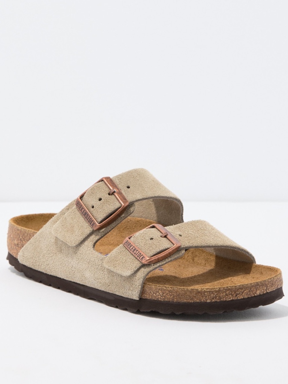 Birkenstock Women's Arizona Soft
Footbed Sandal Size 36, Taupe